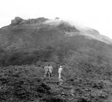 En atkomst til Martiniques vulkan, Mount Pelée.